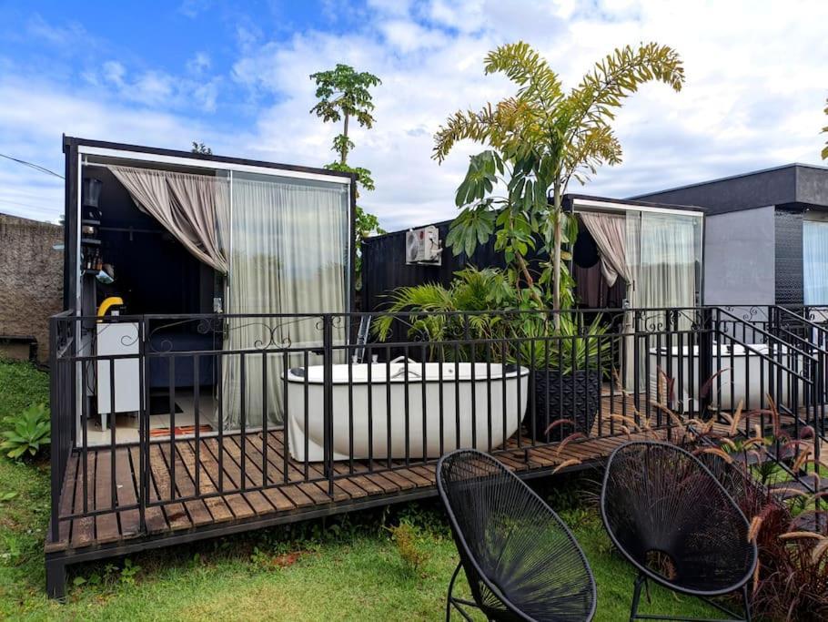 Tiny House Paraiso Minicasas Com Hidromassagem Pouso Alegre Eksteriør billede